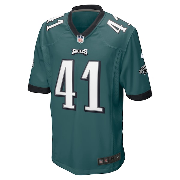 Nicholas Morrow Philadelphia Eagles Nike  Game Jersey - Midnight Green