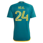 Jalen Neal LA Galaxy adidas 2024 LA Kit Replica Player Jersey - Green/White