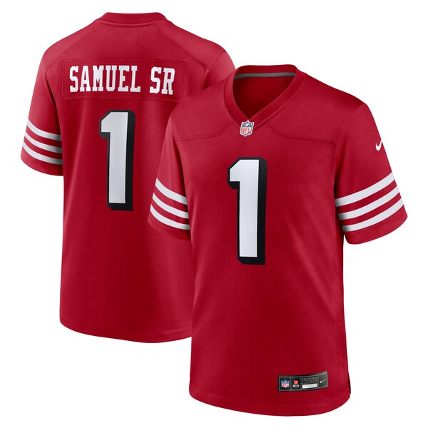 Deebo Samuel Sr San Francisco 49ers Nike Alternate Game Jersey -  Scarlet