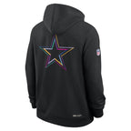 Dallas Cowboys Nike 2025 NFL Crucial Catch Sideline Standard Issue Dri-FIT Hoodie - Black