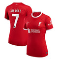 Luis Diaz Liverpool Nike Women's 2023/24 Home Replica Player Jersey - Red