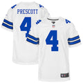 Dak Prescott Dallas Cowboys Nike Youth Game Jersey - White/Navy