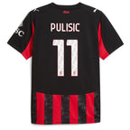 Christian Pulisic AC Milan Puma 2025/26 Home Replica Player Jersey - Red