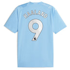 Erling Haaland Manchester City Puma 2023/24 Home Replica Player Jersey - Sky Blue