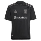 Nashville SC adidas Youth 2024 Man In Black Kit Replica Jersey - Black