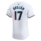 Vidal Brujan Miami Marlins Nike Home Elite Player Jersey - White