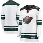 Minnesota Wild  Women's Away Breakaway Jersey - White/Green