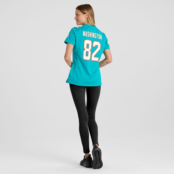 Tahj Washington Miami Dolphins Nike Women's  Game Jersey -  Aqua