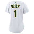 Athletics Nike Women's #1 Bride Home Replica Jersey - White