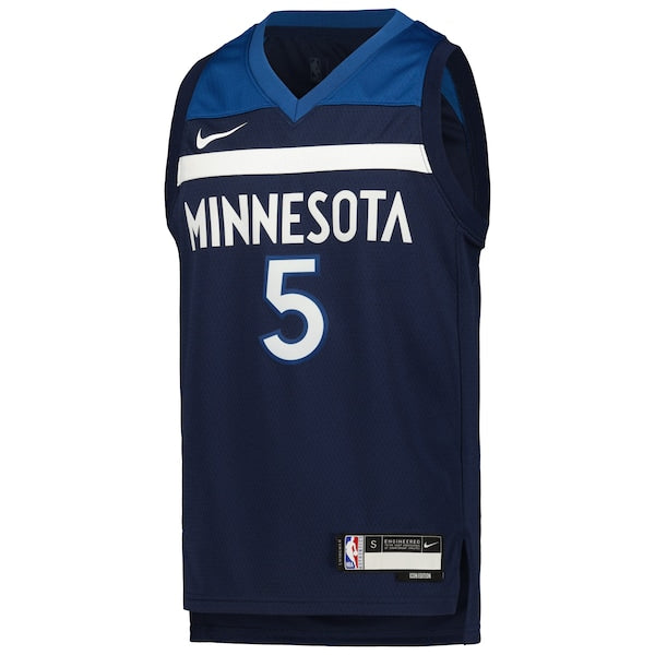 Anthony Edwards Minnesota Timberwolves Nike Youth Swingman Jersey - Icon Edition - Navy