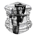 OAKLAND RAIDERS & HARLEY QUINN FACE MASK BANDANAS