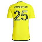 Walker Zimmerman Nashville SC adidas 2024 The 615 Kit Replica Player Jersey - Yellow