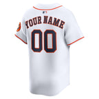 Houston Astros Nike Home Limited Custom Jersey - White