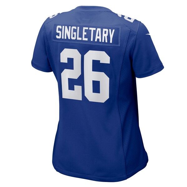 Devin Singletary New York Giants Nike Women's  Game Jersey -  Royal/Red