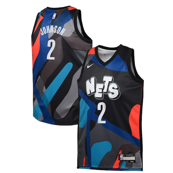 Cameron Johnson Brooklyn Nets Nike Youth  Swingman Replica Jersey - City Edition - Black