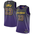 LeBron James Los Angeles Lakers Nike Unisex 2024/25 Swingman Player Jersey - City Edition - Purple