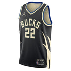 Khris Middleton Milwaukee Bucks Jordan Brand Unisex Swingman Jersey - Statement Edition - Black