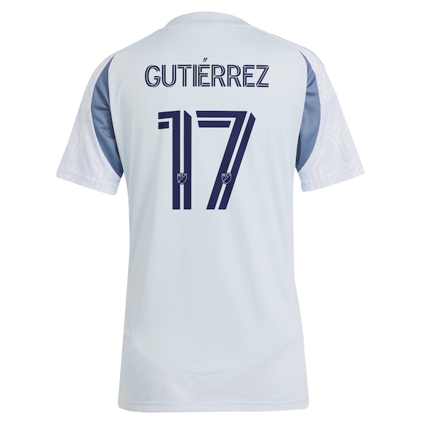 Brian Gutierrez Chicago Fire adidas Women's 2025 The Municipal Kit Replica Player Jersey - Light Blue