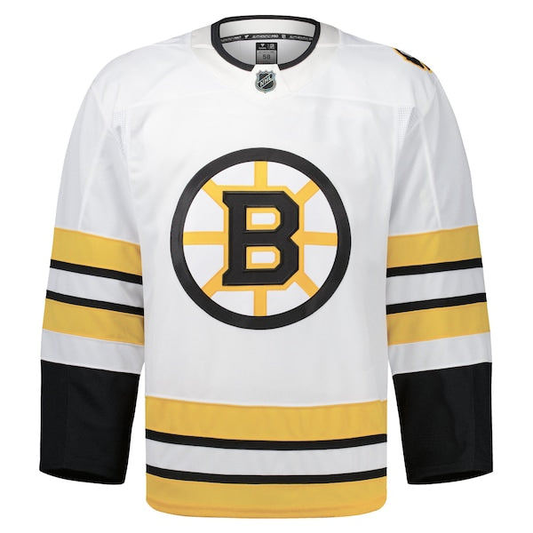 Boston Bruins  Away Authentic Pro Jersey - White/Black
