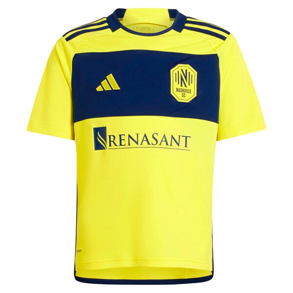 Sam Surridge Nashville SC adidas Youth 2024 The 615 Kit Replica Player Jersey - Yellow