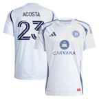 Kellyn Acosta Chicago Fire adidas 2025 The Municipal Kit Replica Player Jersey - Light Blue