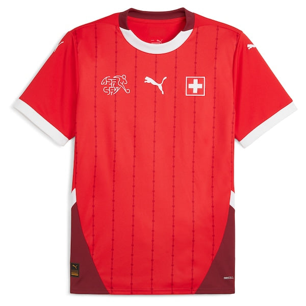 Switzerland National Team Puma 2024 Home Replica Jersey - Red/White