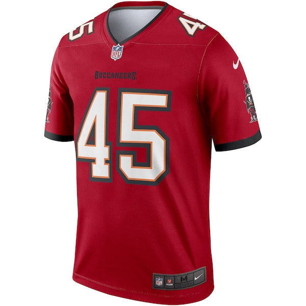Devin White Tampa Bay Buccaneers Nike Legend Jersey - Red/Pewter
