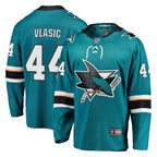 Marc-Edouard Vlasic San Jose Sharks   Premier Breakaway Player Jersey - Teal/Black