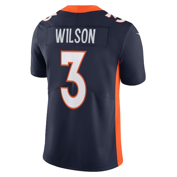 Russell Wilson Denver Broncos Nike Alternate Vapor Limited Jersey - Navy/Orange