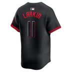 Barry Larkin Cincinnati Reds Nike City Connect Limited Player Jersey - Black