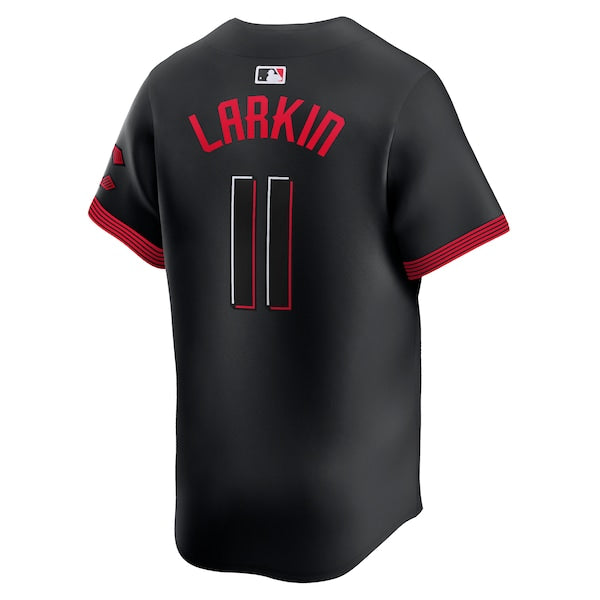 Barry Larkin Cincinnati Reds Nike City Connect Limited Player Jersey - Black