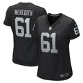 Jordan Meredith Las Vegas Raiders Nike Women's Game Player Jersey - Black