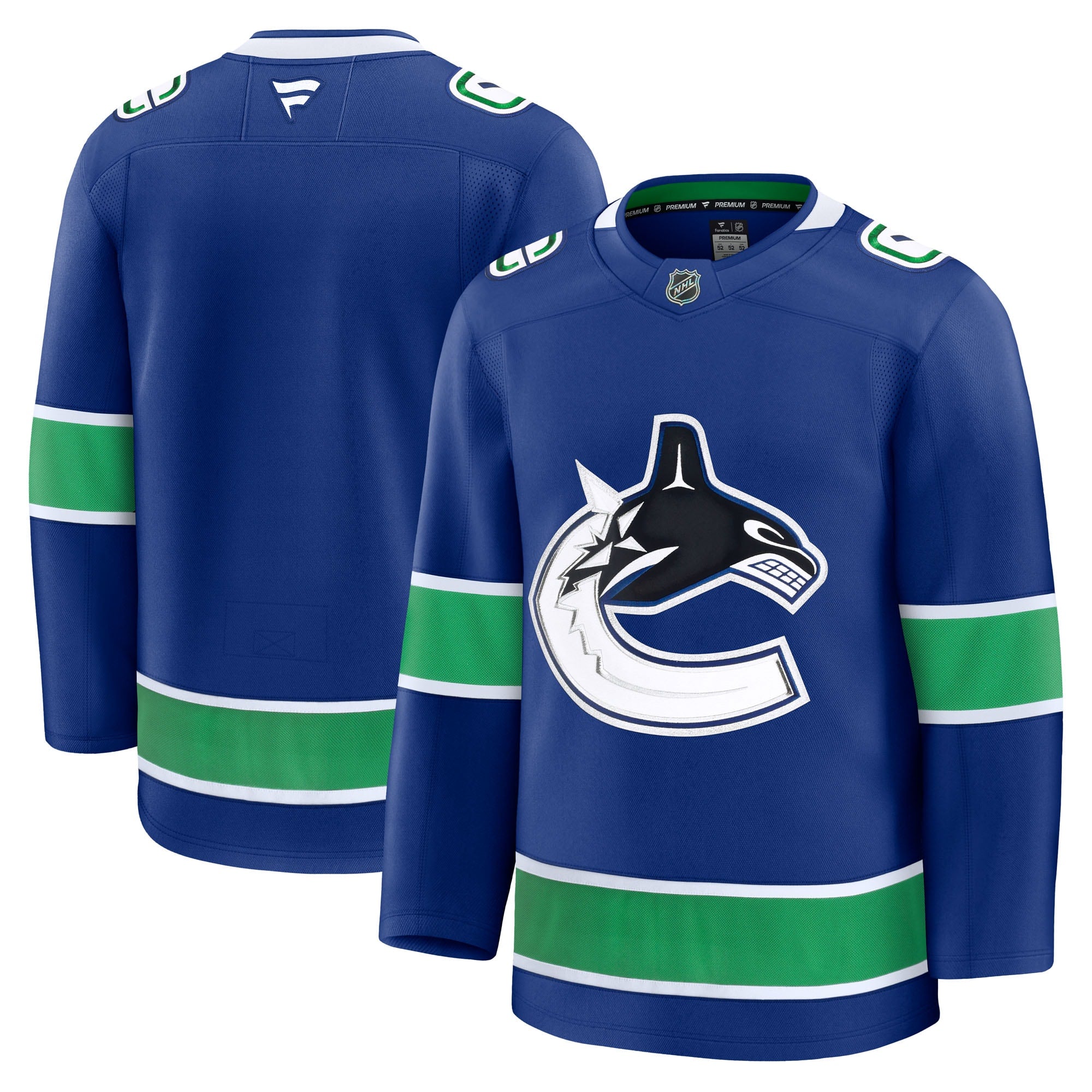 Vancouver Canucks  Away Premium Jersey - White/Blue/Black