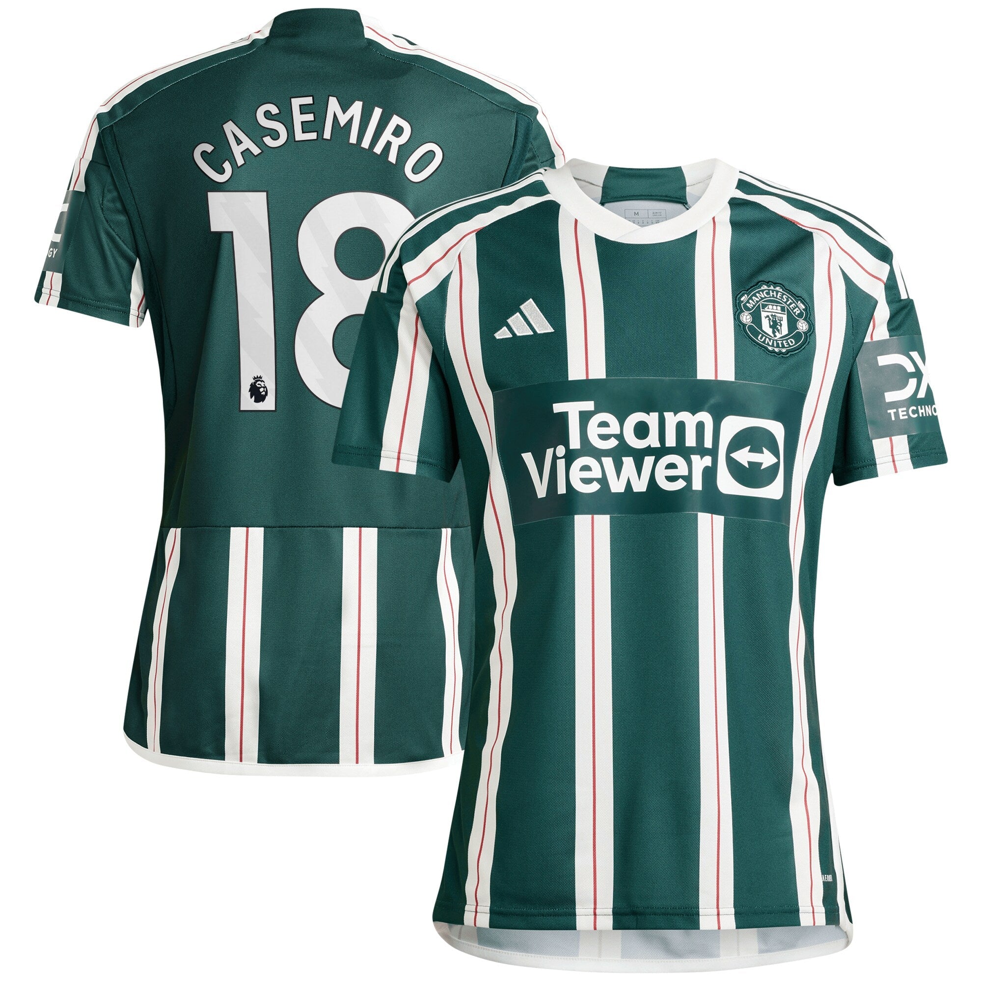 Casemiro Manchester United adidas 2023/24 Home Replica Player Jersey - Red/Green