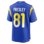 Brennan Presley Los Angeles Rams Nike Team Game Jersey -  Royal