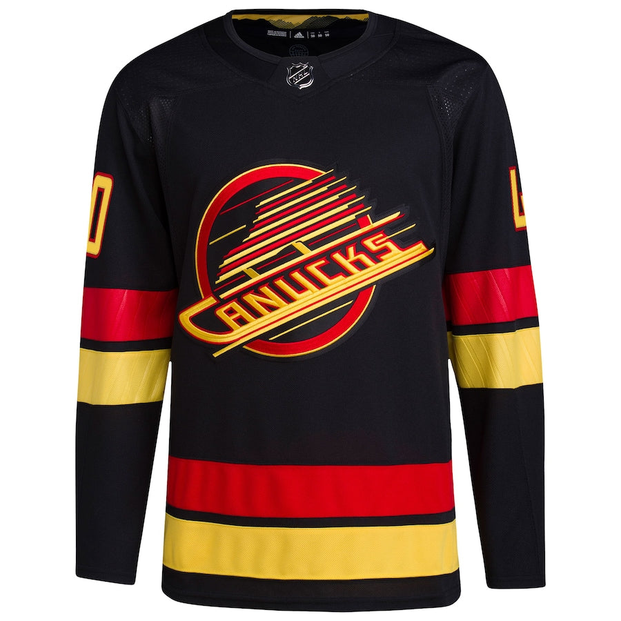Elias Pettersson Vancouver Canucks adidas Alternate - 2022/23 Primegreen Authentic Pro Player Jersey - Black
