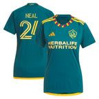 Jalen Neal LA Galaxy adidas Women's 2024 LA Kit Replica Player Jersey - Green/White
