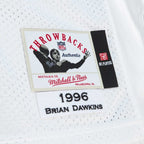 Brian Dawkins Philadelphia Eagles 1996 Authentic Throwback Retired Player Jersey - White/Black