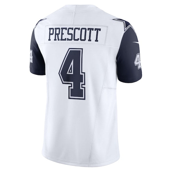 Dak Prescott Dallas Cowboys Nike Vapor F.U.S.E. Limited Jersey - White/Navy
