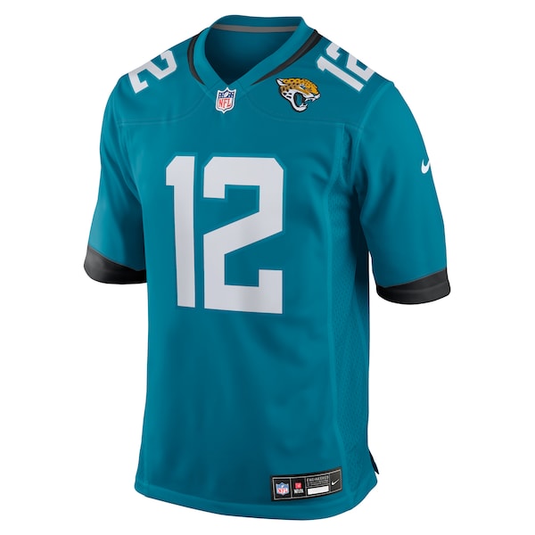 Travis Hunter Jacksonville Jaguars Nike 2025 NFL Draft First Round Pick Game Jersey - Teal/Black/White