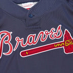 Chipper Jones Atlanta Braves Cooperstown Collection 2007 Batting Practice Jersey - Navy