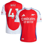 Declan Rice Arsenal adidas 2024/25 Home Authentic Player Jersey – Red