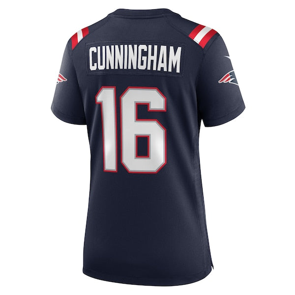 Malik Cunningham New England Patriots Nike Women's Team Game Jersey -  Navy