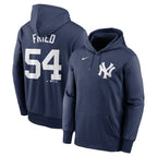 Max Fried New York Yankees Nike Name & Number Pullover Hoodie - Navy