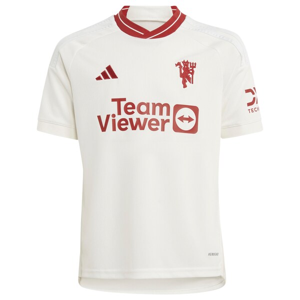 Scott McTominay Manchester United adidas Youth 2023/24 Third Replica Player Jersey - White