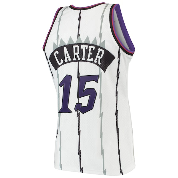 Vince Carter Toronto Raptors 1998/99 Hardwood Classics Authentic Jersey - White
