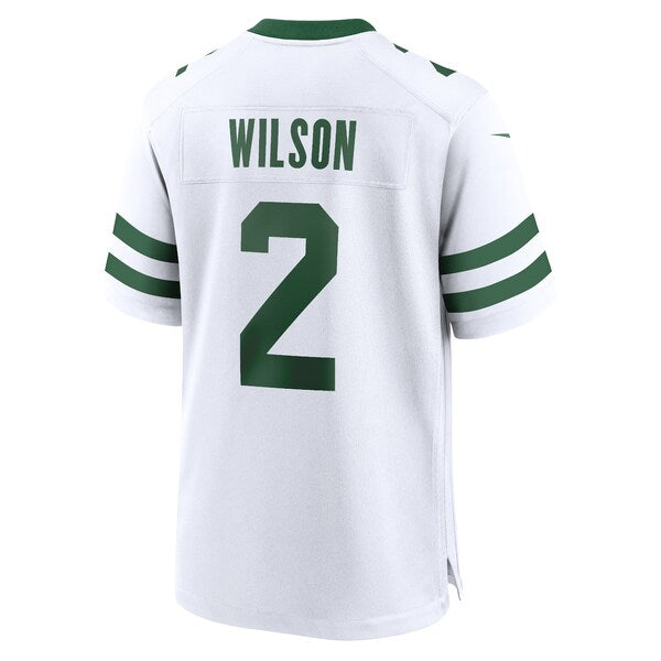 Zach Wilson New York Jets Nike Alternate Game Jersey - Spotlight White/Black/Green