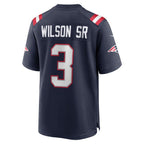 Mack Wilson New England Patriots Nike Team Game Jersey -  Navy