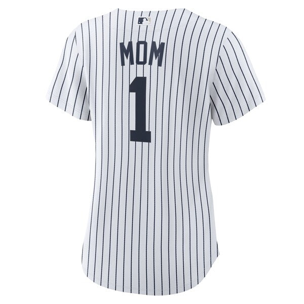 New York Yankees Nike Women's #1 Mom Home Replica Jersey - White
