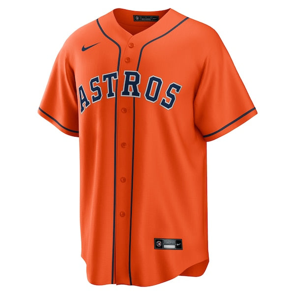Cam Smith Houston Astros Nike Alternate Replica Jersey - Orange/White